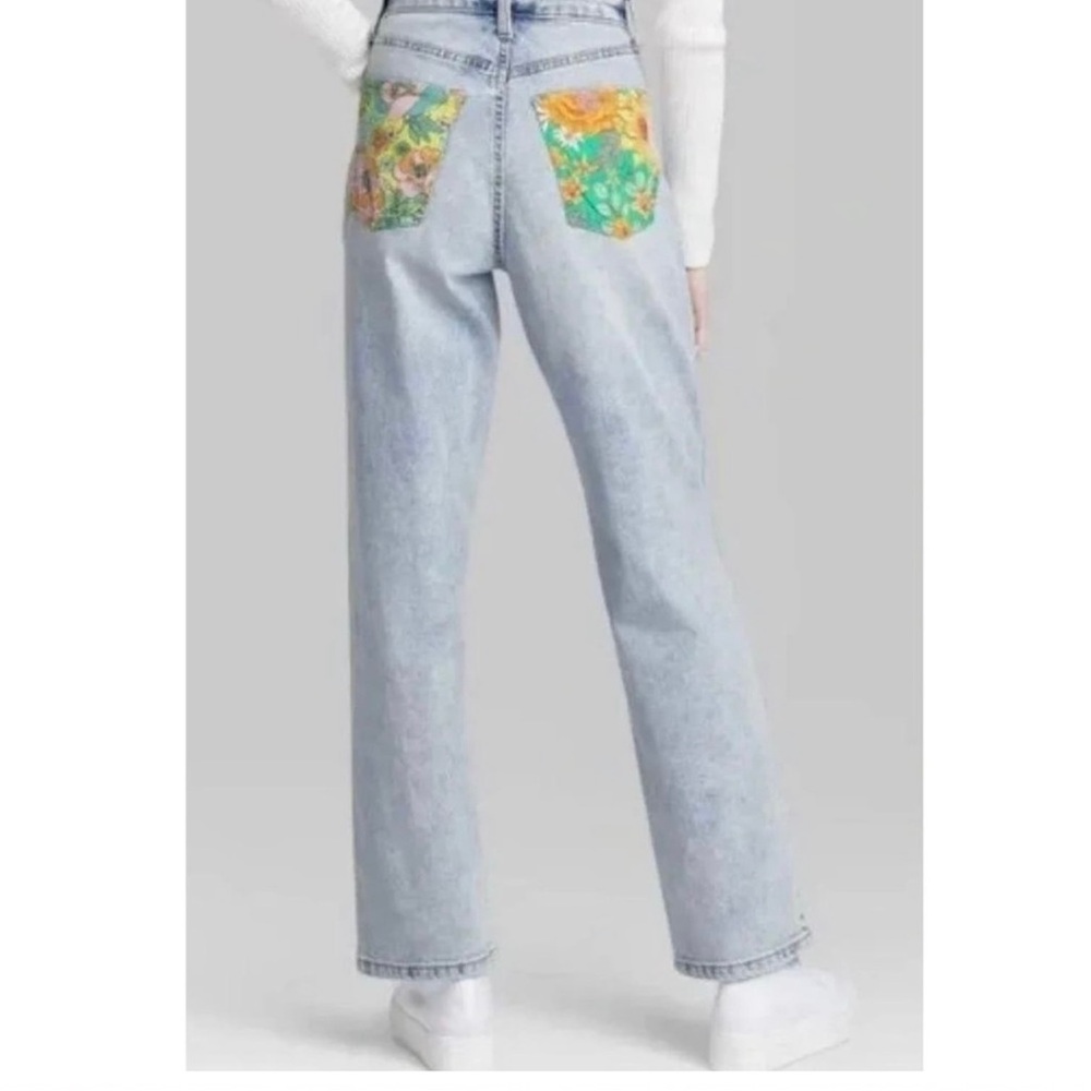 Wild fable jeans with flower pockets